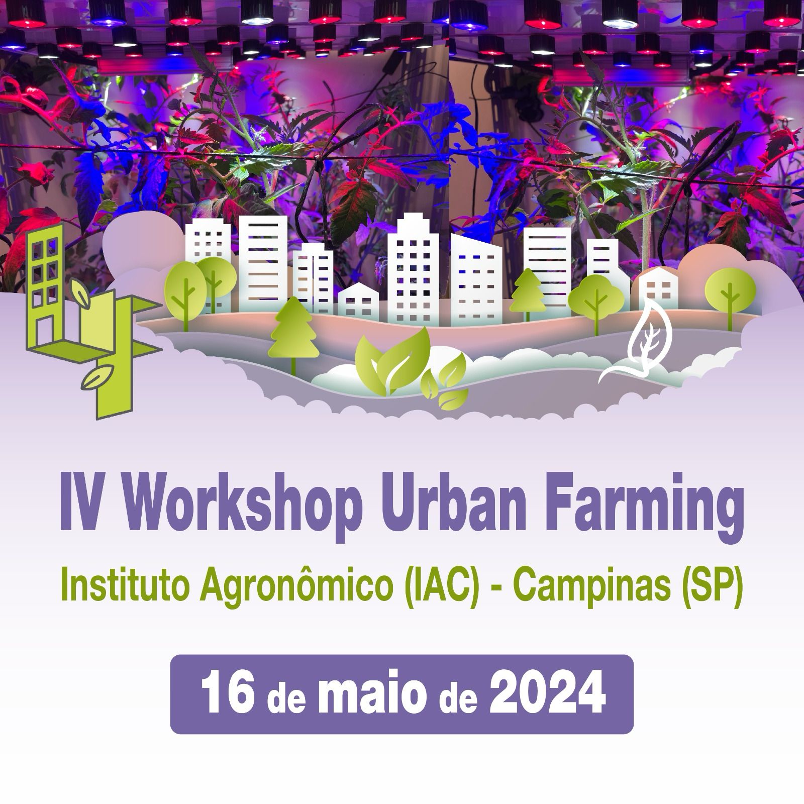 Participe do IV Workshop Urban Farming em Campinas – SP
